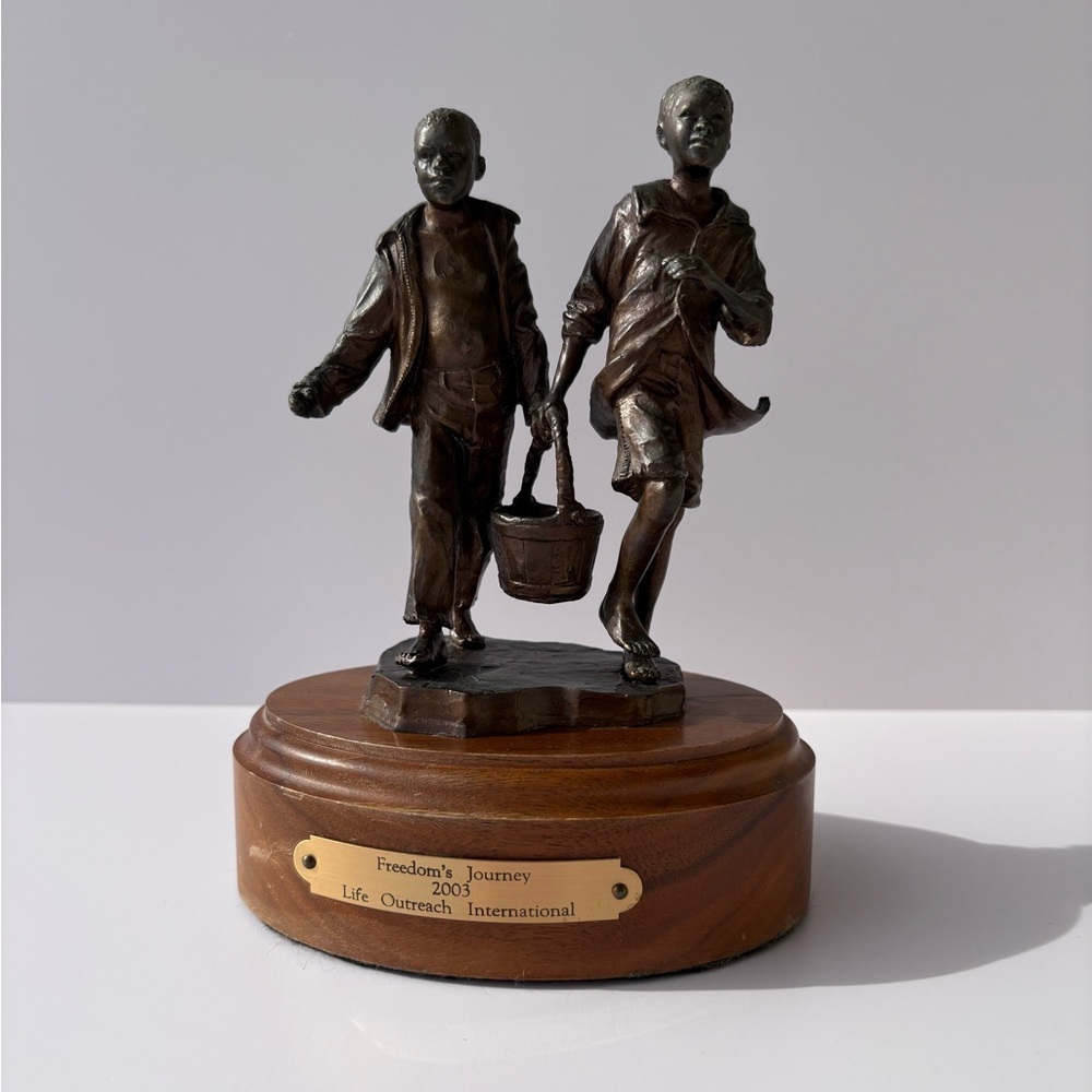 Robert Summers Bronze Sculpture Titled “Freedom’s Journey 2003”